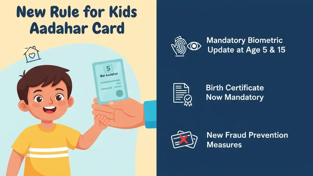 New Rule for Kids Aadhaar Card: Birth Certificate is a Must!