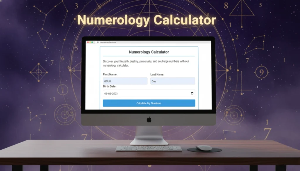 Numerology Calculator by Name & Date of Birth
