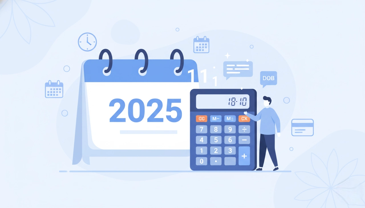2025 में मेरी उम्र क्या होगी? | Age in 2025 Calculator