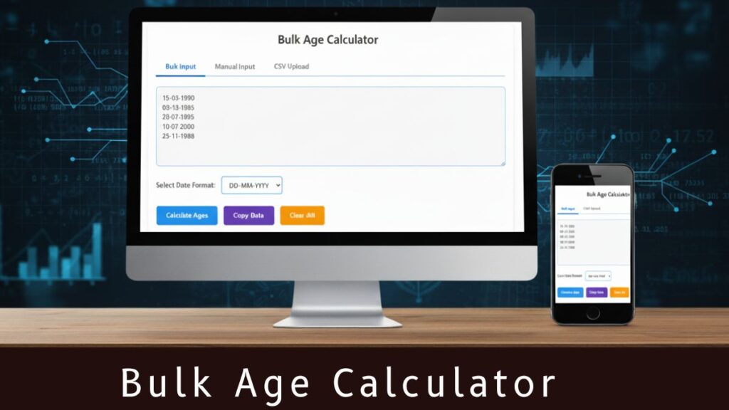 Bulk Age Calculator – Calculate Multiple Ages Instantly