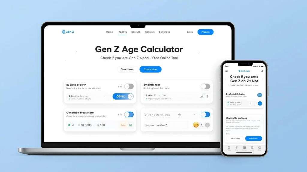 Gen Z Age Calculator - Check If You Are Gen Z or Not