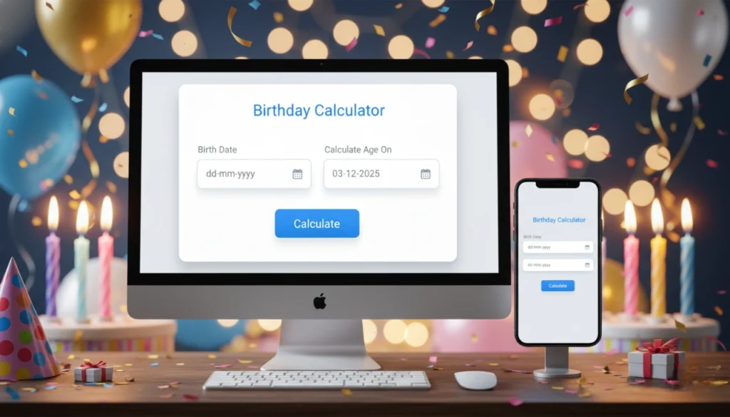 Birthday Calculator | Online Birthdate Calculator