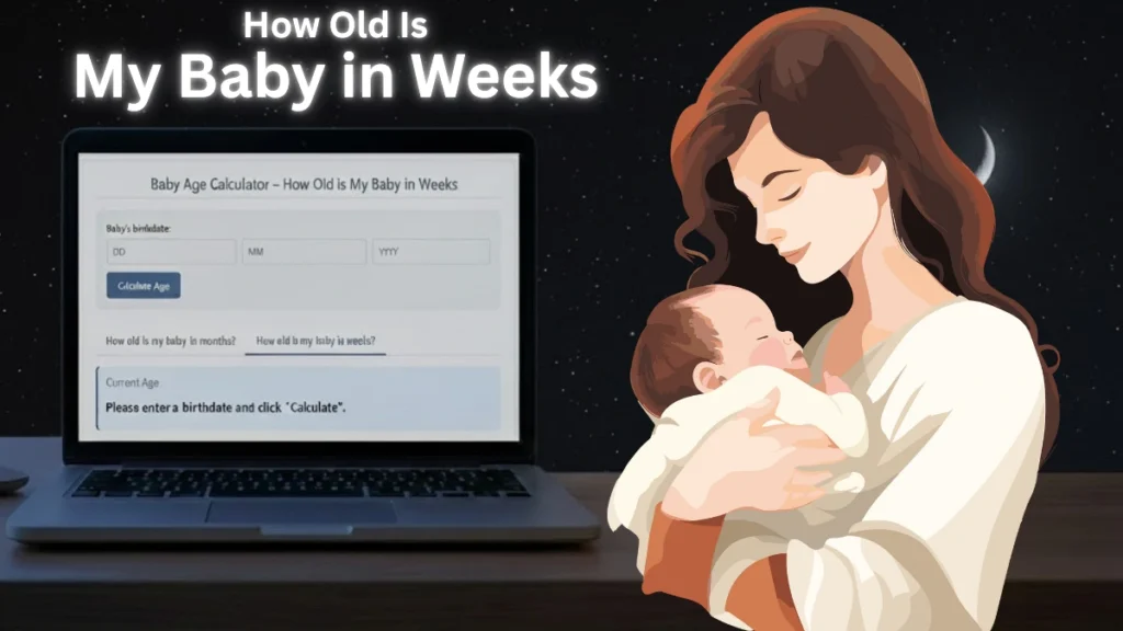 Baby Age Calculator – How Old Is My Baby in Weeks