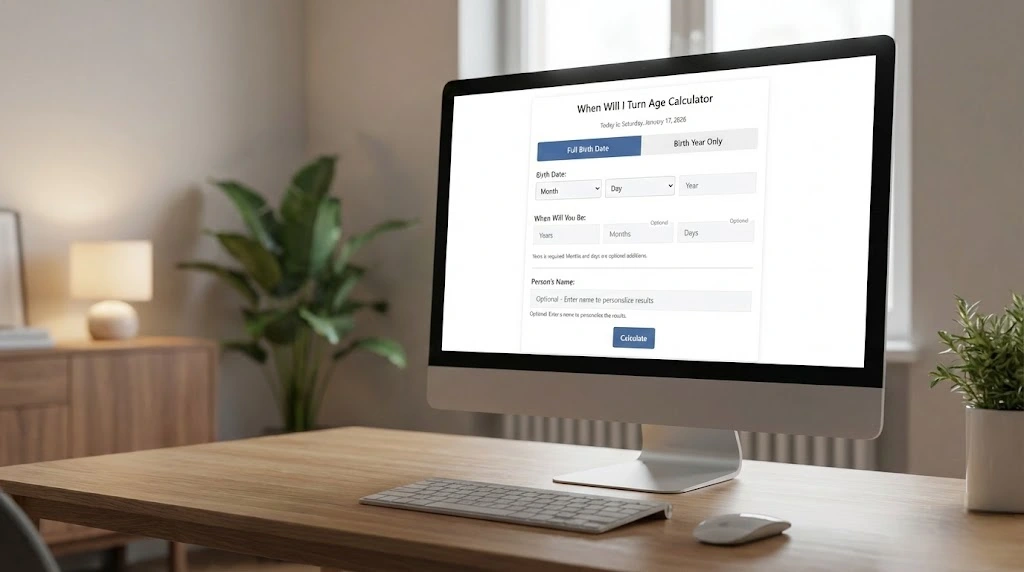 When Will I Turn Age Calculator